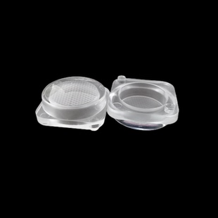 LED3535防爆灯透镜3D打印机通用20到90度聚光带脚亚克力高透光