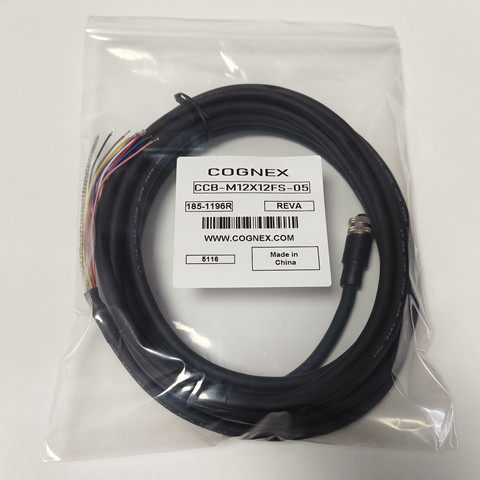 兼容Cognex康耐视相机IO线CCB-M12X12FS-05  长度可任由定制