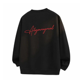 NOTTOMAD 美式 复古字母印花圆领卫衣潮牌情侣秋冬休闲上衣