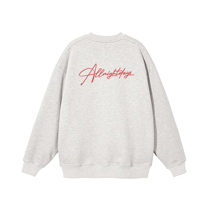 双面圆领卫衣双面圆领