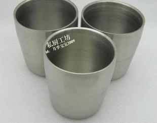 304不锈钢双层隔热杯不烫手啤酒不锈钢幼儿园小茶杯子户外带手柄