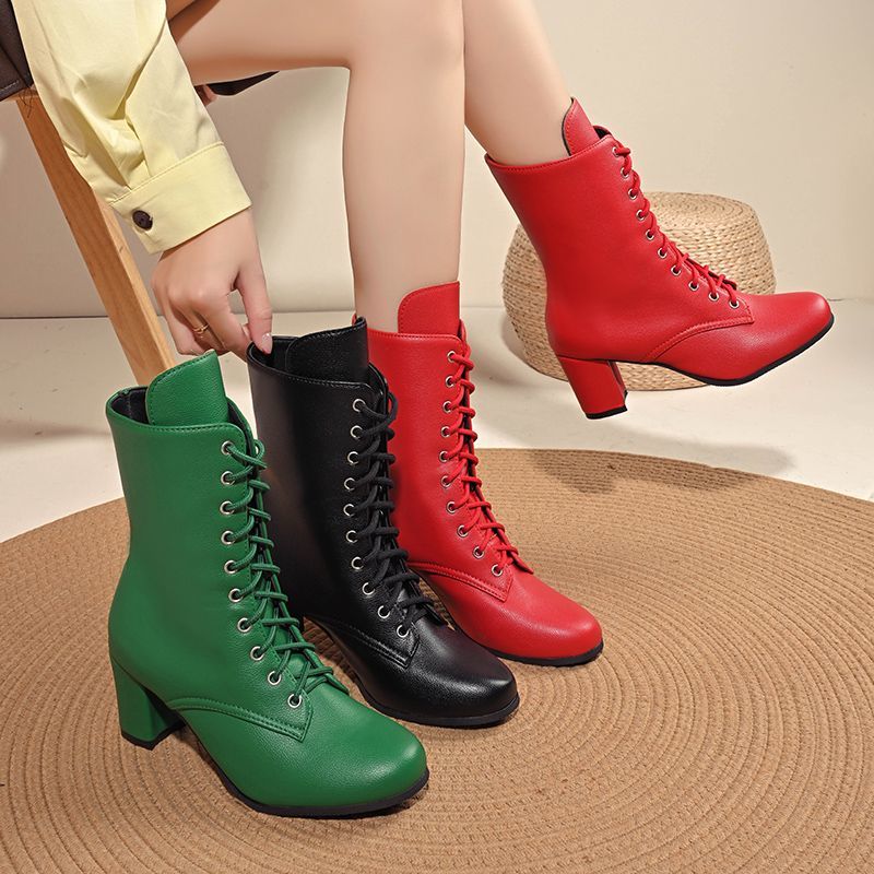 36-43大码中筒靴41江之岛盾子cos马丁靴42扮演COS美少女战士短靴