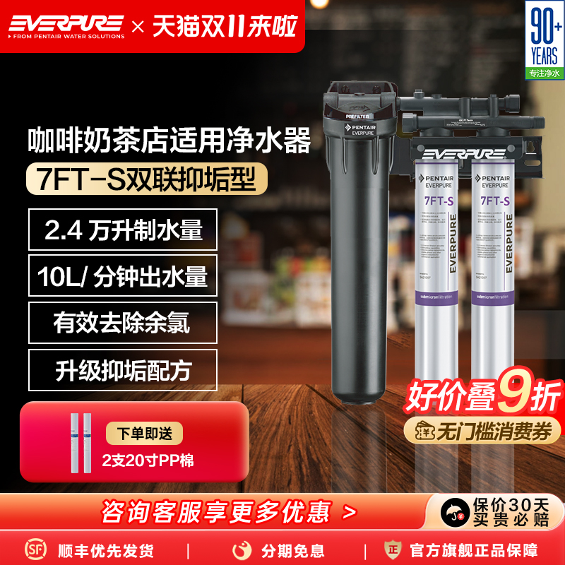 爱惠浦商用净水器直饮咖啡店奶茶