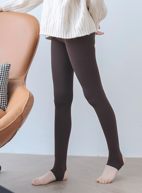 BIS冬季1600d升级加厚打底裤保暖加绒显瘦隐形抽条踩脚连脚裤袜子