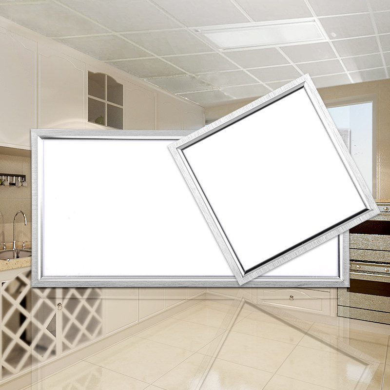 卫生间浴室集成吊顶led灯嵌入式厨房天花平板灯铝扣板厨卫吸顶灯