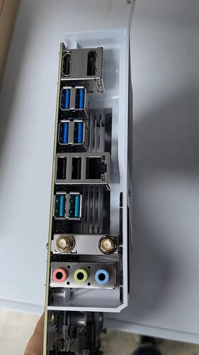 全新定做华硕b760ayw pro wifi d5挡板挡片电脑主板档板机箱档片