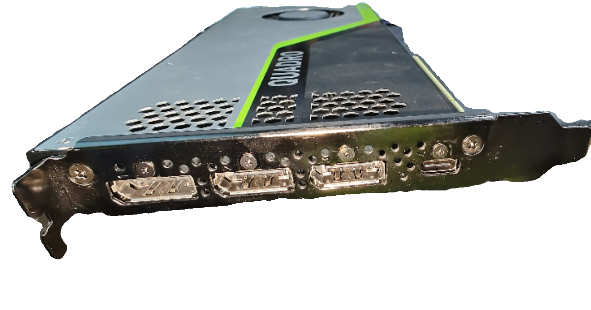 NVIDIA英伟达丽台4000显卡挡板