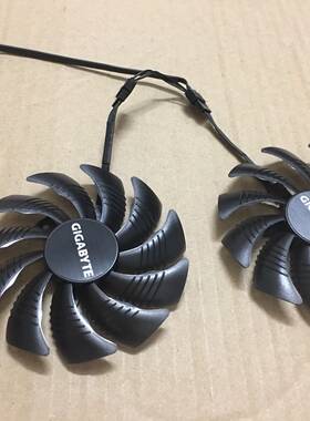 技嘉RX 570 Gaming 4G 显卡散热风扇 直径85m 孔距40mm 一对55元