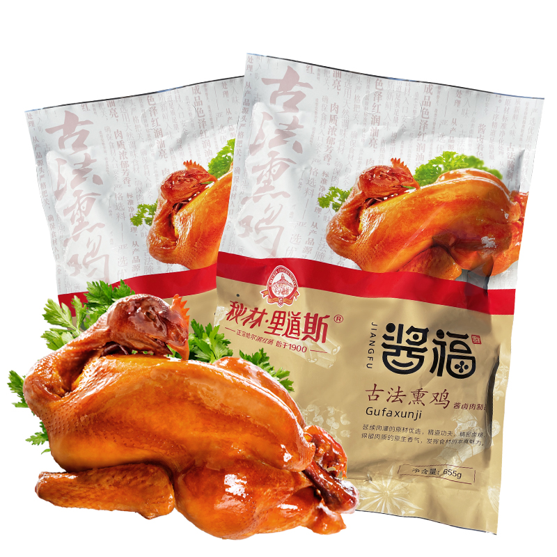 真空烧鸡秋林里道斯熏酱熟食