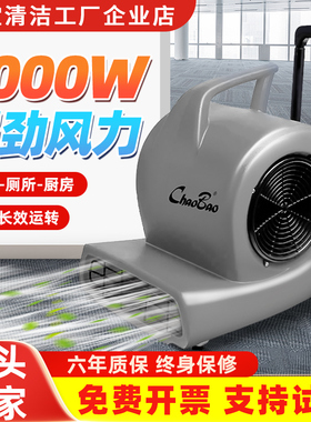 超宝吹干机商用CB900D鼓风机强力吹风机厕所地面毯地板除湿吹地机