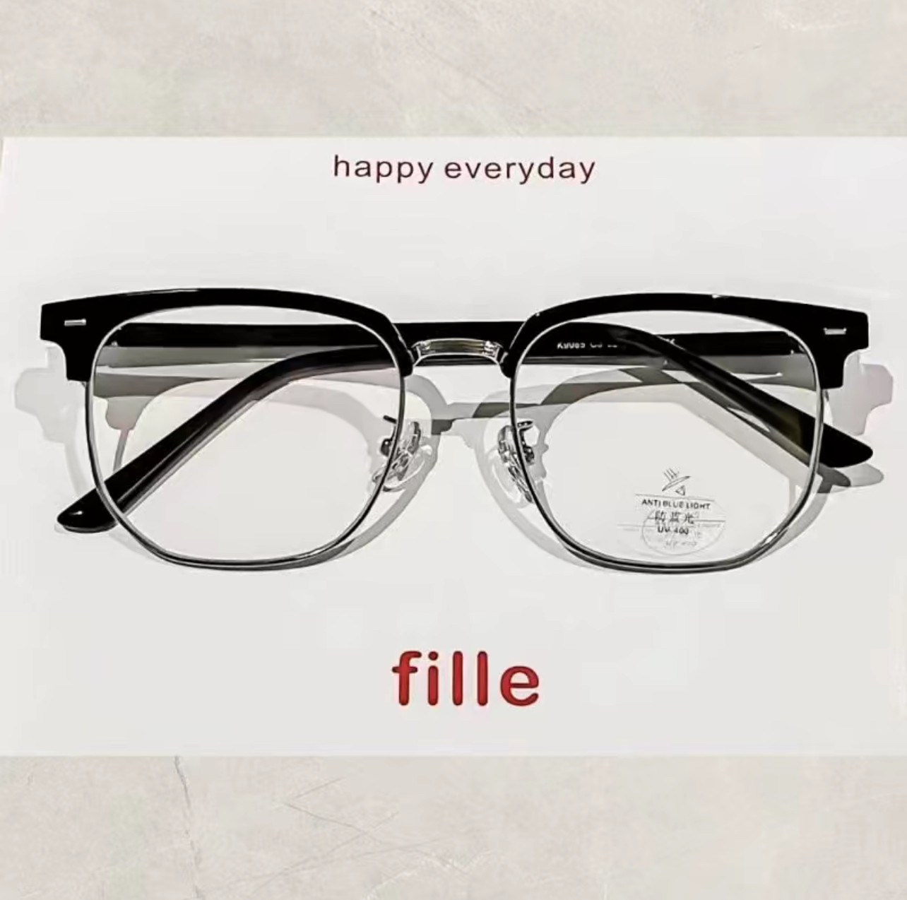 半框防蓝光眼镜金属复古近视痞帅可配度数素颜男款文艺眼镜女男潮,ZIPPO/瑞士军刀/眼镜,定制成品光学镜,淘宝优惠券,粉丝福利购,淘宝优惠卷