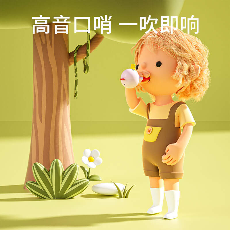 口哨儿童玩具幼儿宝宝可吹的哨子卡通乐器小喇叭小孩专用口琴婴儿