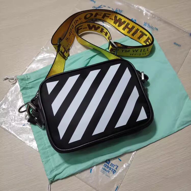 新款OFFWHITE方包OW腰包斜跨包侧背包死飞包通勤包胸包包手机包