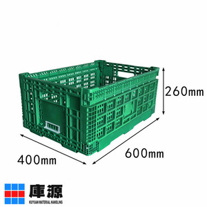 新品多功能折叠周转筐 蔬菜水果筐塑料周转箩筐可折叠式加厚胶筐