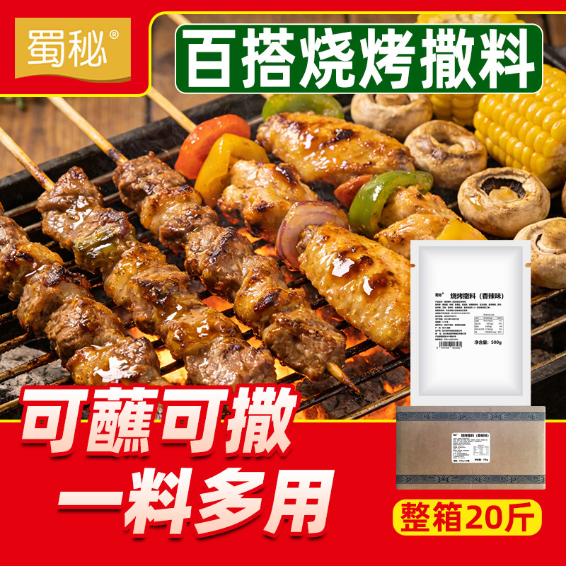 商用烧烤调料四川烧烤专用撒料烤串调料摆摊开店用500g炸串调味料