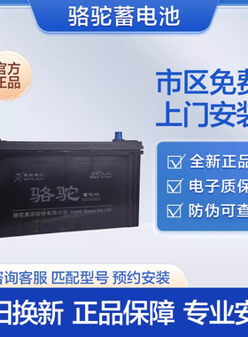 骆驼蓄电池12V85AH/100AH/120AH/150AH/180AH/200A货车发电机电瓶