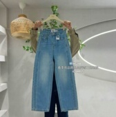 宽松显瘦高腰拖地牛仔裤 新款 子 女2026春季 HX2G无弹高品阔腿弯刀裤