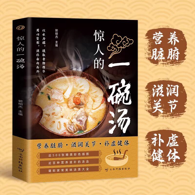 一碗汤食谱正版书籍惊人的一碗汤用心煲制滋补由内而外养生一碗汤中国现代养生汤谱滋补调养体质汤水熬制食谱大全百病食疗药260427