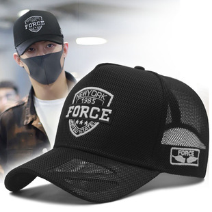 大头围男款帽子高顶棒球帽夏季网眼透气遮阳帽加大加深男士鸭舌帽