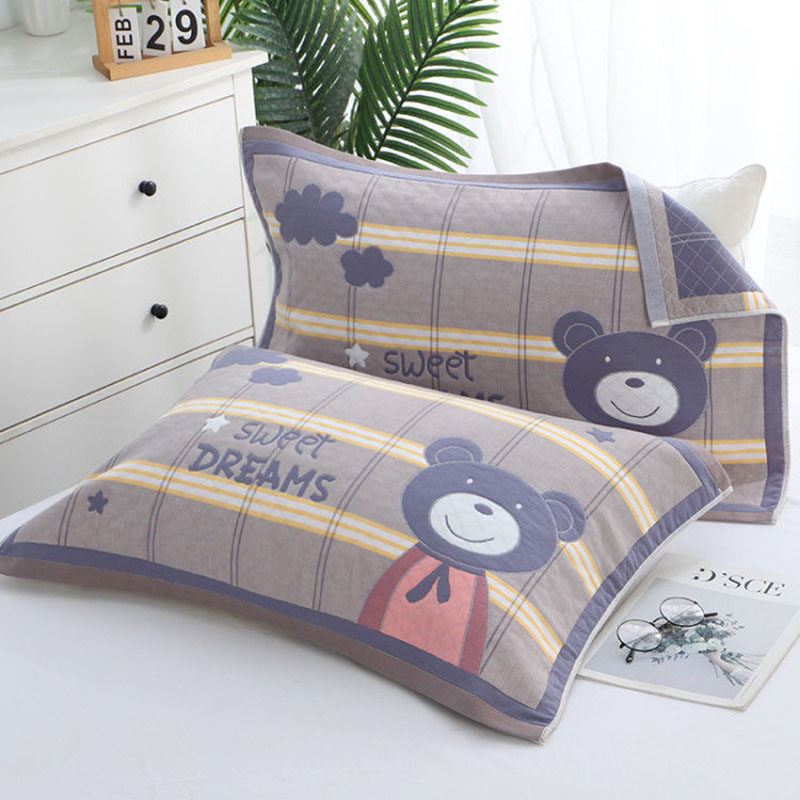 枕巾大号全纯棉纱布枕头巾成人家用男生耐脏学生格子卡通加厚情侣,床上用品,枕巾,淘宝优惠券,粉丝福利购,淘宝优惠卷