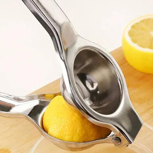 柠檬榨汁器304不锈钢挤橙子汁神器手动榨汁机石榴夹子压汁器专用