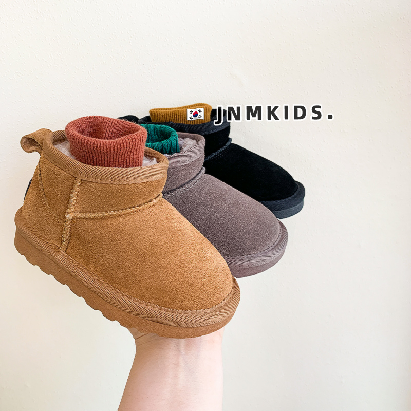 儿童冬季加绒加厚雪地靴棉靴