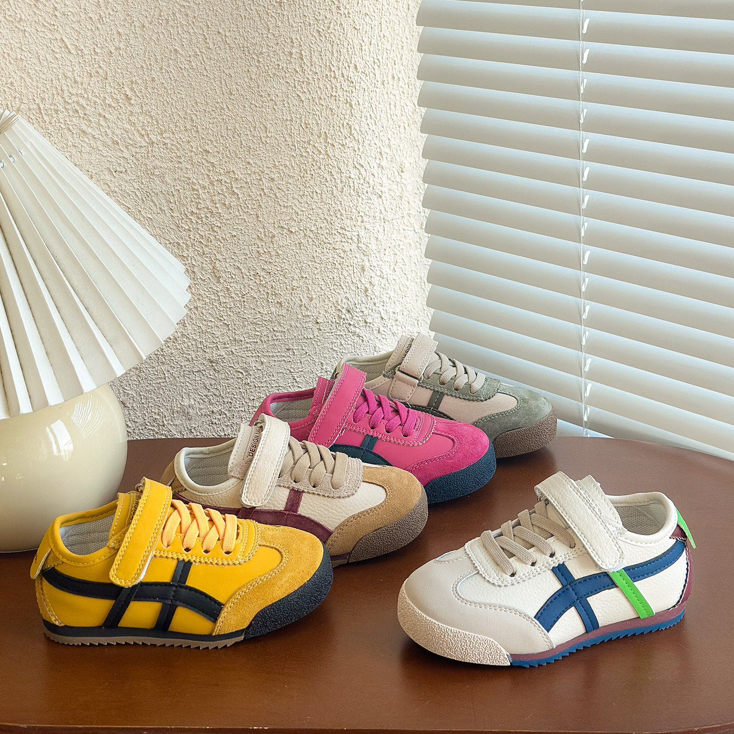 儿童阿甘鞋春秋男童休闲板鞋多巴胺女童德训鞋魔术贴宝宝运动鞋潮,童鞋/婴儿鞋/亲子鞋,板鞋,淘宝优惠券,粉丝福利购,淘宝优惠卷