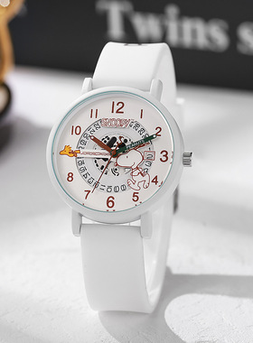 史努比Snoopy儿童手表星辰罗盘初高中生创意女款腕表石英表电子表