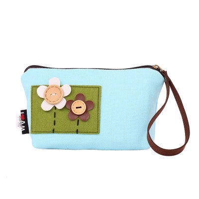 Countryside Grass Cosmetic Three-color patch Simplicity Mini clutch bag Sweet girl student Fabric art Mobile phone bag Zero pursein the Leather/Lady bags/Men's bag, Ms. bags  category - from Buy2taobao.com to provide professional Taobao agent buy service