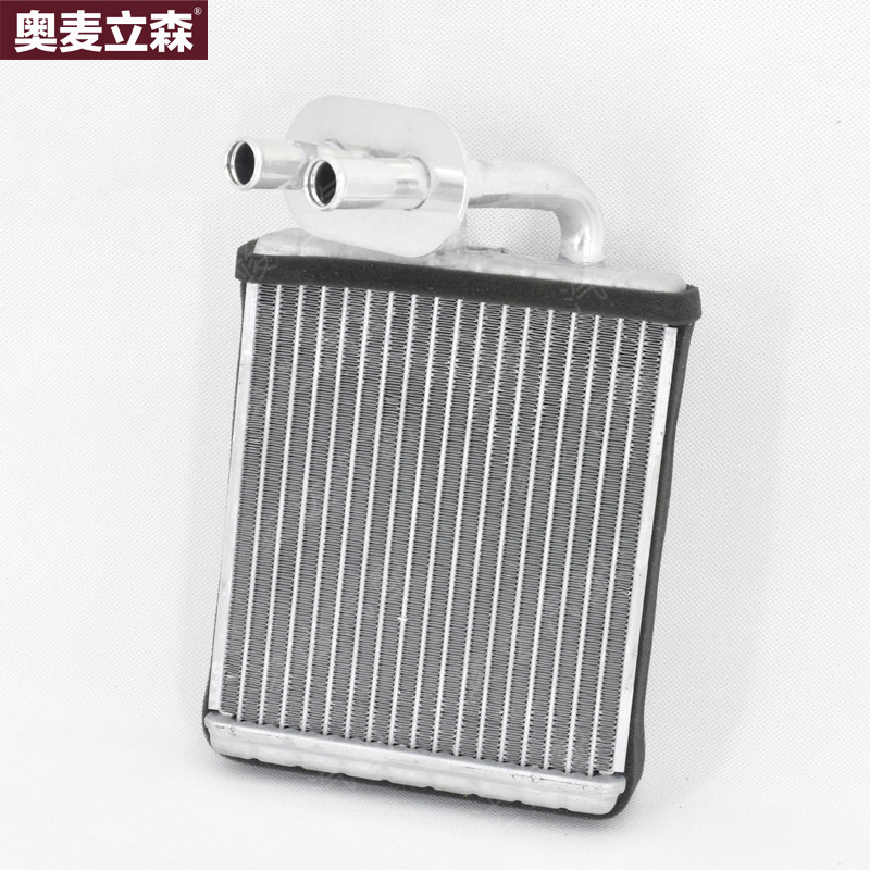 竣达汽配适用于五十铃庆铃汽车100P600P货车前暖风小水箱总成全铝