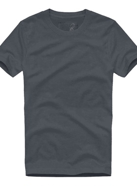 3男士圆领短袖t恤外贸纯色透气青春