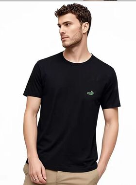 干燥短袖圆领T恤男夏季休闲运动