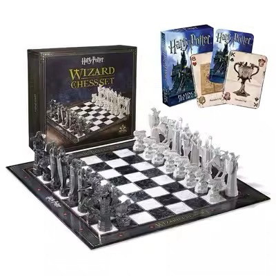 哈利波特影视动漫周边便携式巫师棋Harry Potter Chess国际象棋
