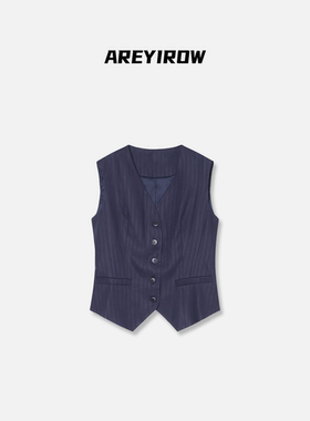 AR | 人字纹天丝亚麻马甲 A8L120MJ252