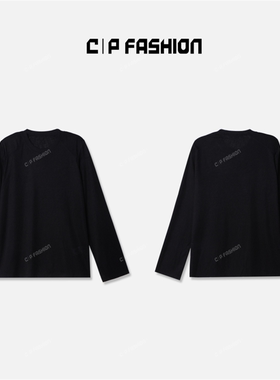 AR | 轻奢【配腰带】简约纯色打底长袖T恤J02065CT243