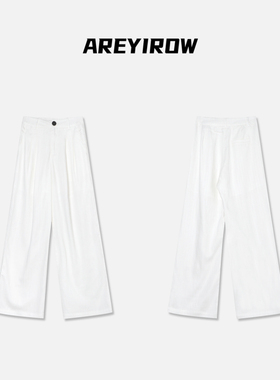 AR | 高腰宽松直筒休闲裤A8L102CK252