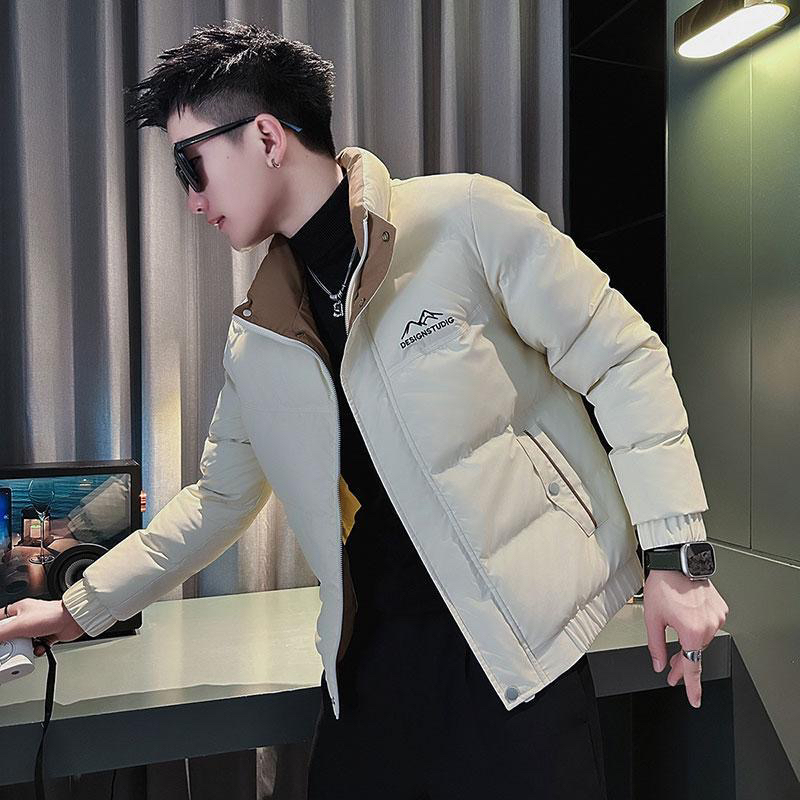 冬款高端羽绒棉服男装修身韩版棉衣2024新款爆款短款棉服潮流外套