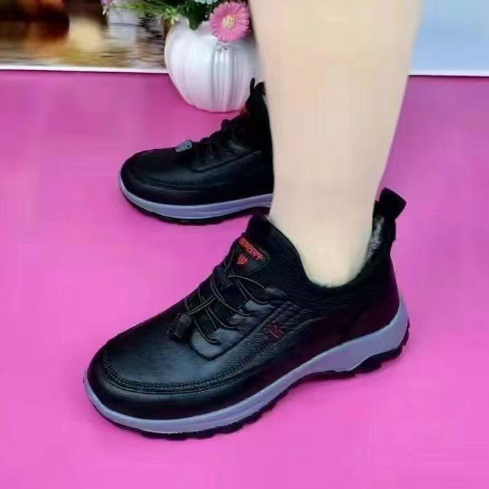 老北京布鞋女鞋妈妈棉鞋女冬季防滑加绒保暖高帮鞋中老年人休闲鞋