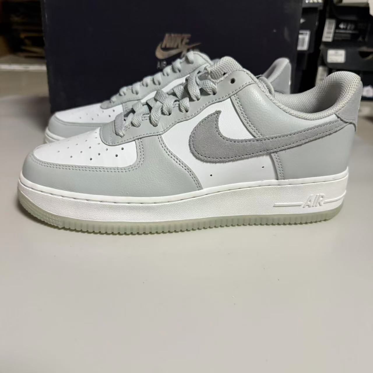 Nike Air Force 1 AF1 空军一号灰白防滑低帮休闲板鞋 FJ4170-003