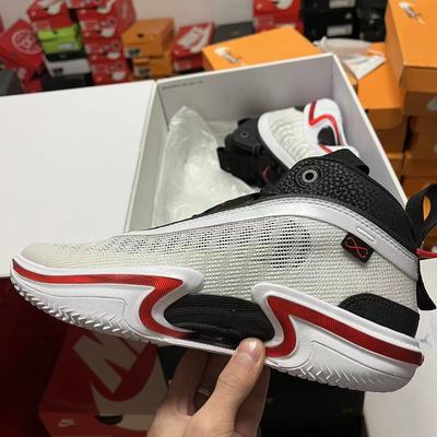Air Jordan 36 AJ36白红色男女减震气垫运动实战篮球鞋DN4198-001