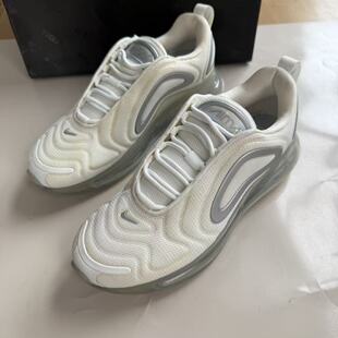Nike Air Max 720 女款银白色大气垫缓震运动跑步鞋 CJ9703-100