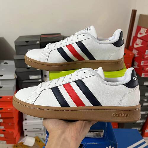 adidas阿迪达斯男女鞋GRAND COURTCOURT运动休闲低帮板鞋EE7888