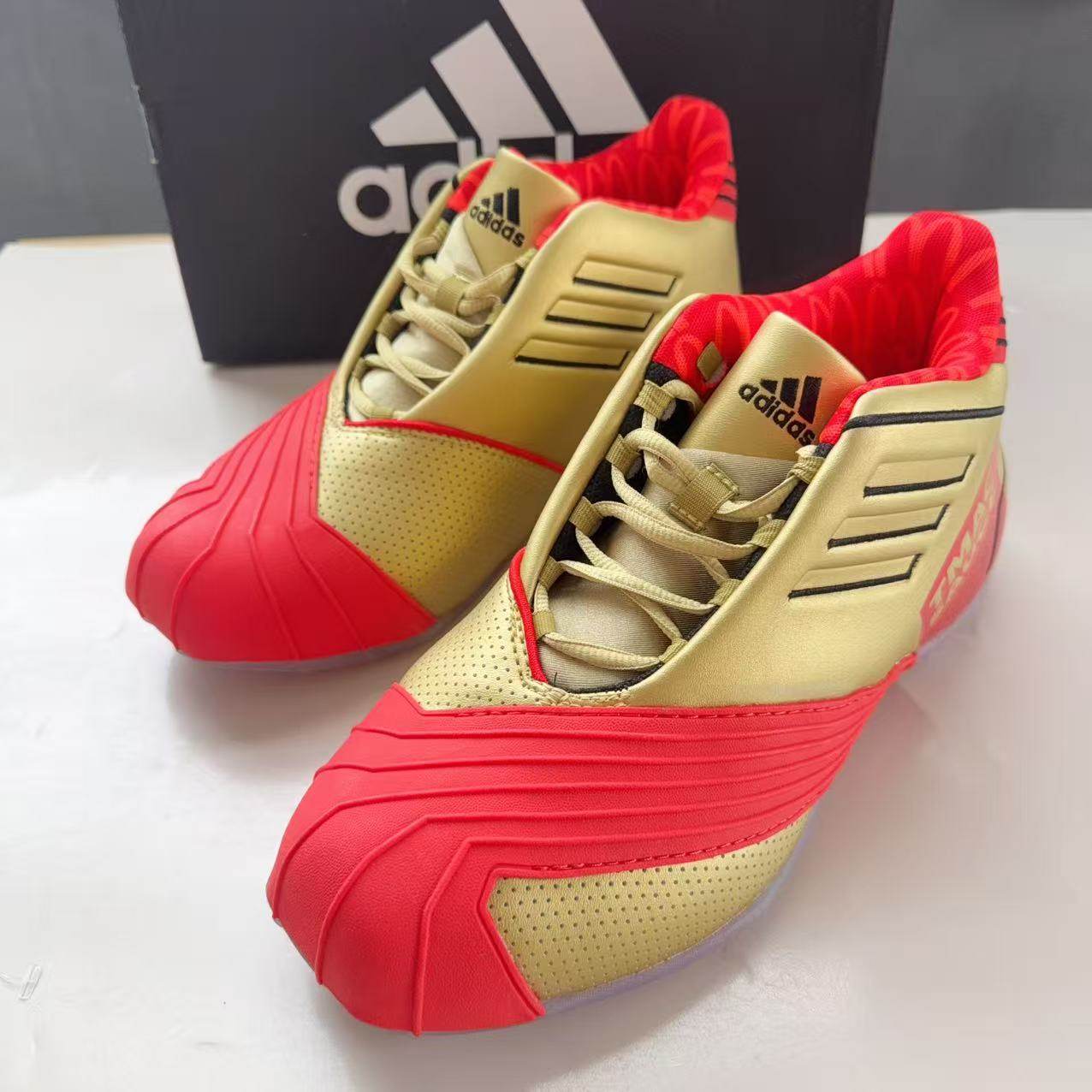 阿迪达斯 ADIDAS T-MAC 1 麦迪一代麦当劳联名实战篮球鞋 FX2075