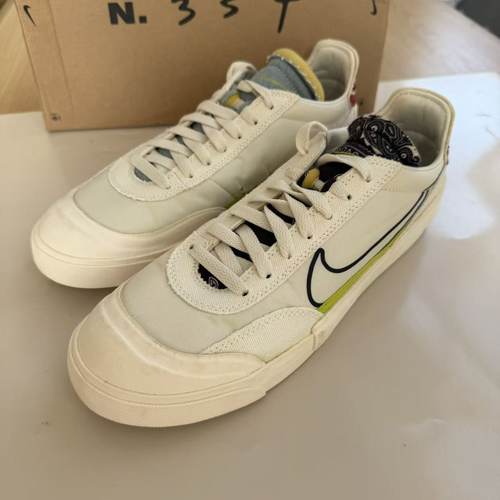 Nike Drop Type HBR 解构拼接鸳鸯腰果花 低帮休闲板鞋CW2620-101