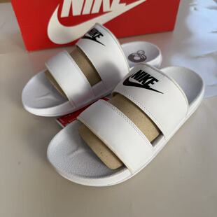 Nike耐克拖鞋女鞋新款运动凉鞋双绑带休闲沙滩鞋DC0496-100