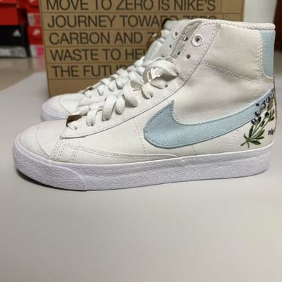 Nike耐克女鞋2024新款开拓者高帮运动休闲鞋刺绣板鞋DC9265-100