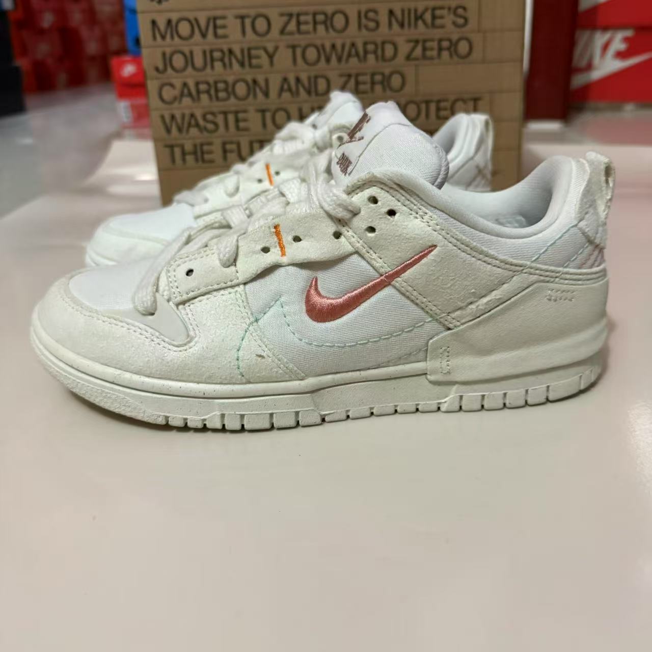 Nike Dunk Low Disrupt2米色 可材料 复古休闲板鞋DH4402-100