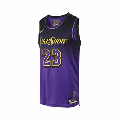 NIKE耐克背心洛杉矶湖人队DRI-FIT NBA男子速干球衣 FQ4346-504