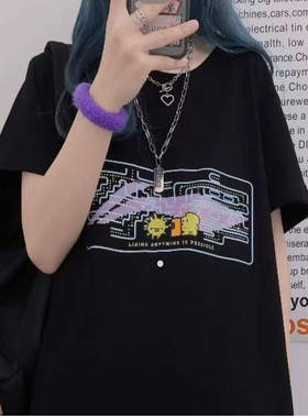 李宁短袖男女夏季半袖情侣装宽松T恤白色体恤文化衫运动服AHSR340