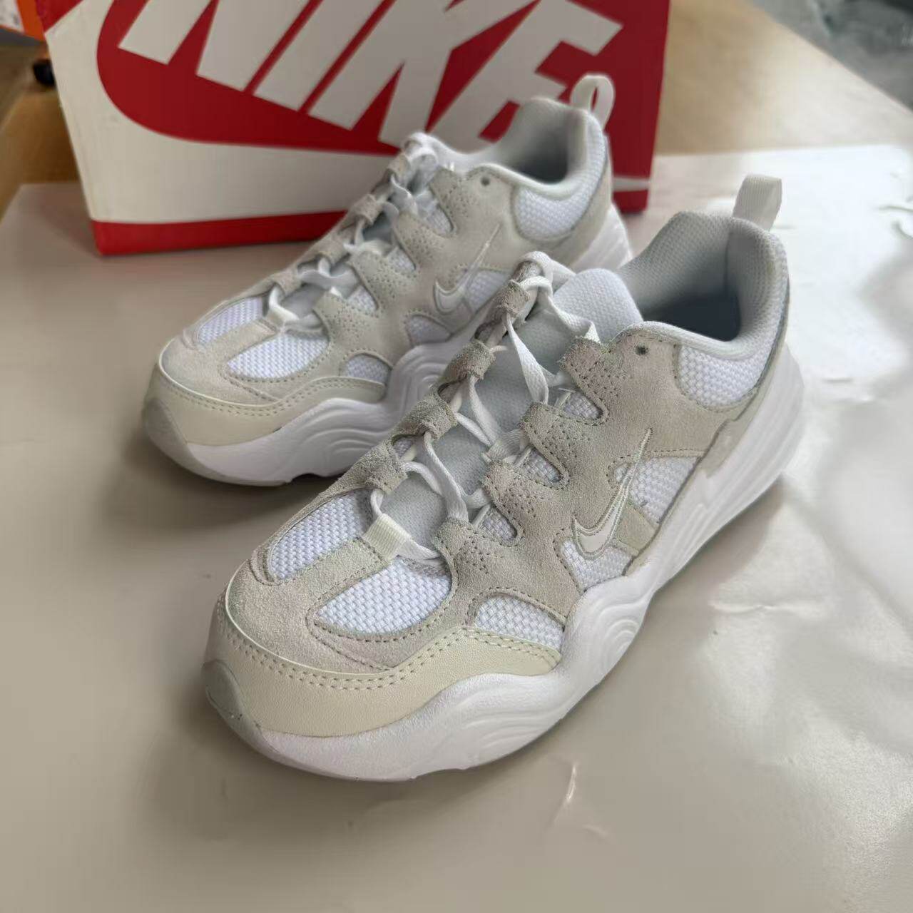 Nike耐克TECH HERA男女子运动鞋刺绣时尚透气增高季老爹鞋DR9761